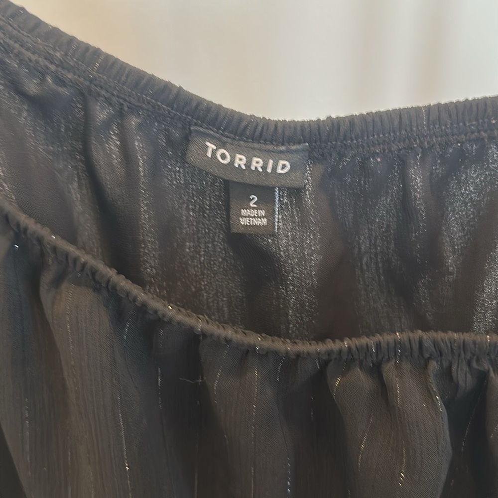 Torrid One Shoulder Ruffle Top - Picture 7 of 8